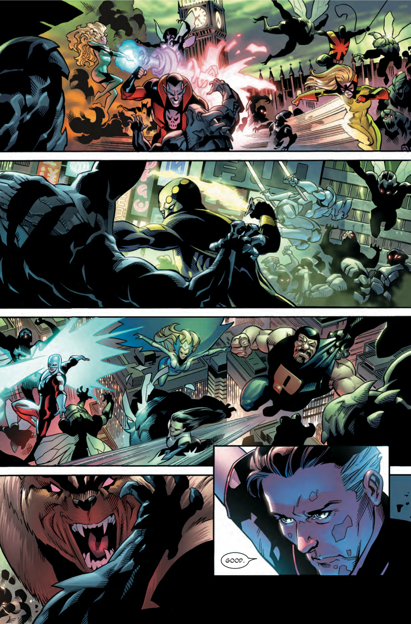 Illustration for article titled Exclusive Marvel preview: Fantastic Four winds down with a slew of guest stars